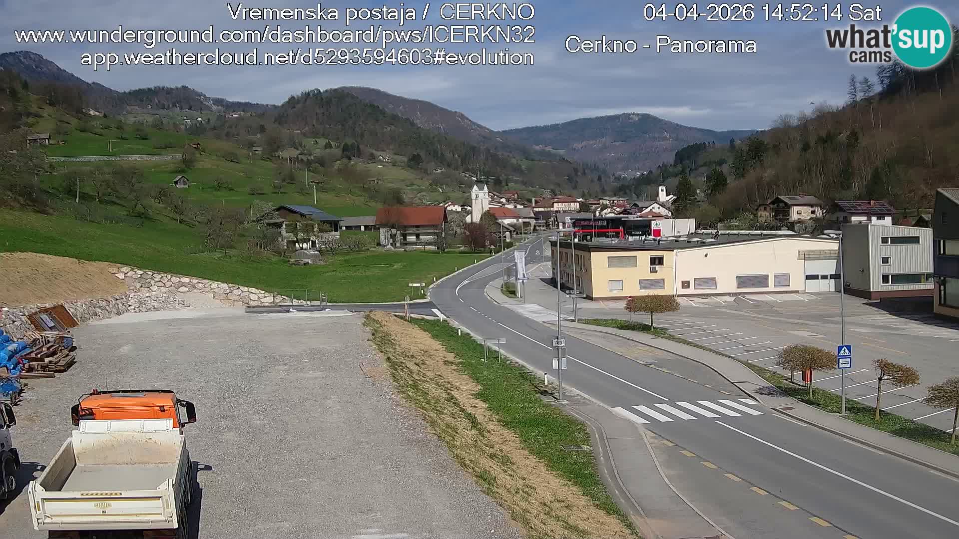 Webcam Ingresso Città di Cerkno