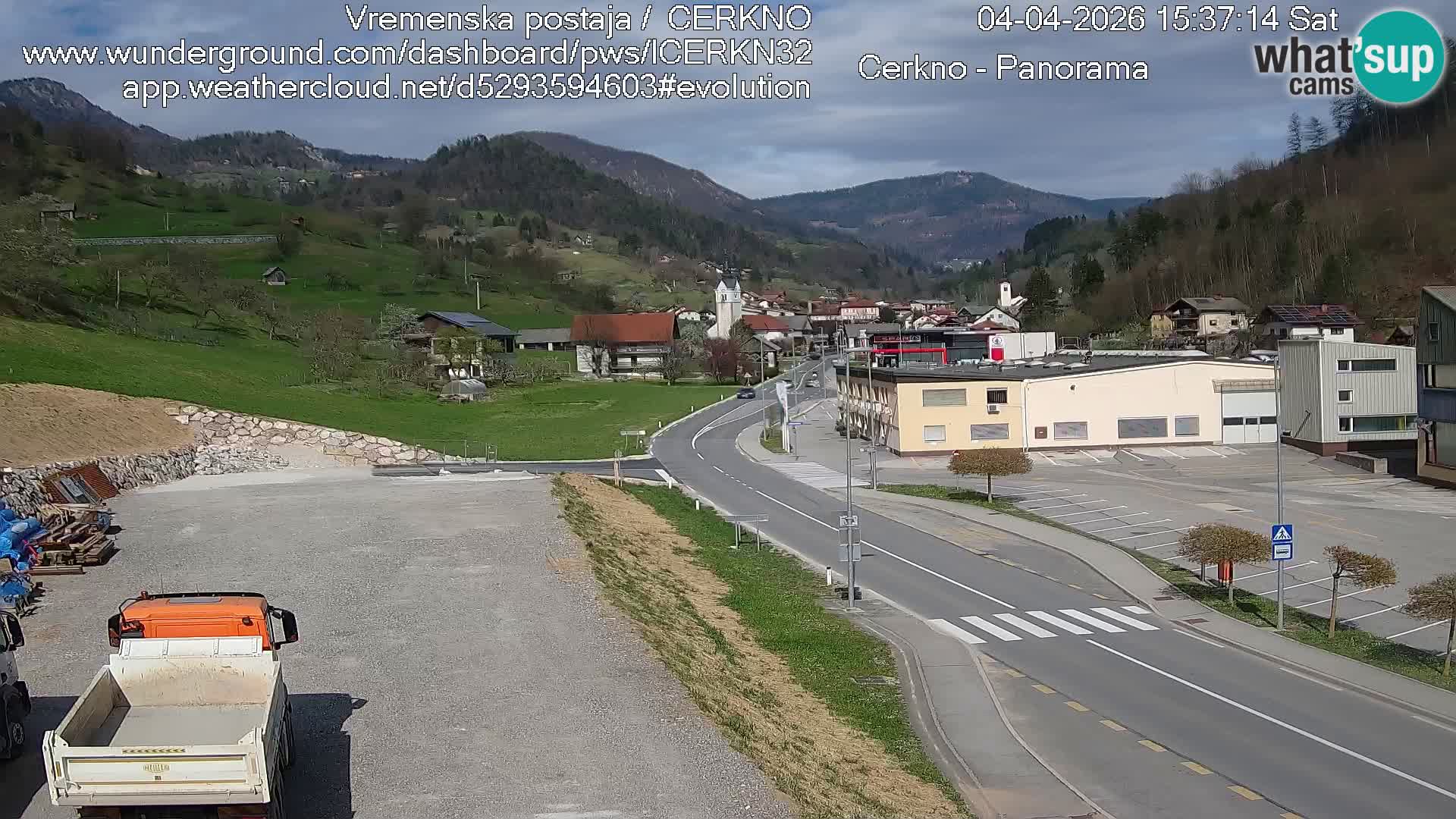Cerkno ulaz u grad – Kamera uživo