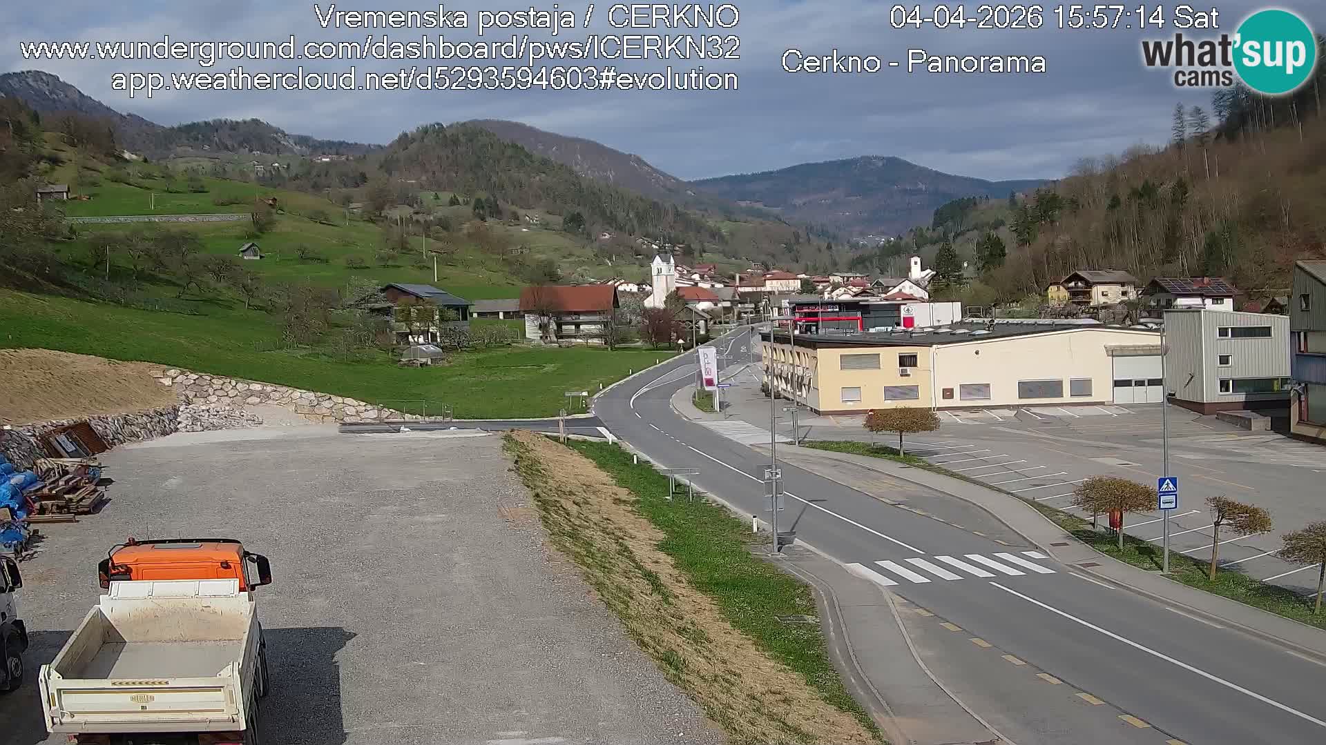 Cerkno Stadteingang Live-Webcam