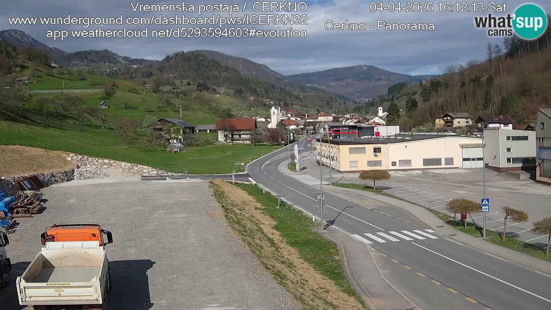 Cerkno Stadteingang Live-Webcam