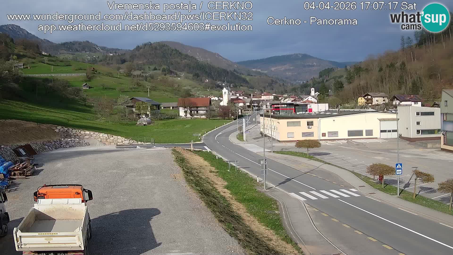 Cerkno ulaz u grad – Kamera uživo