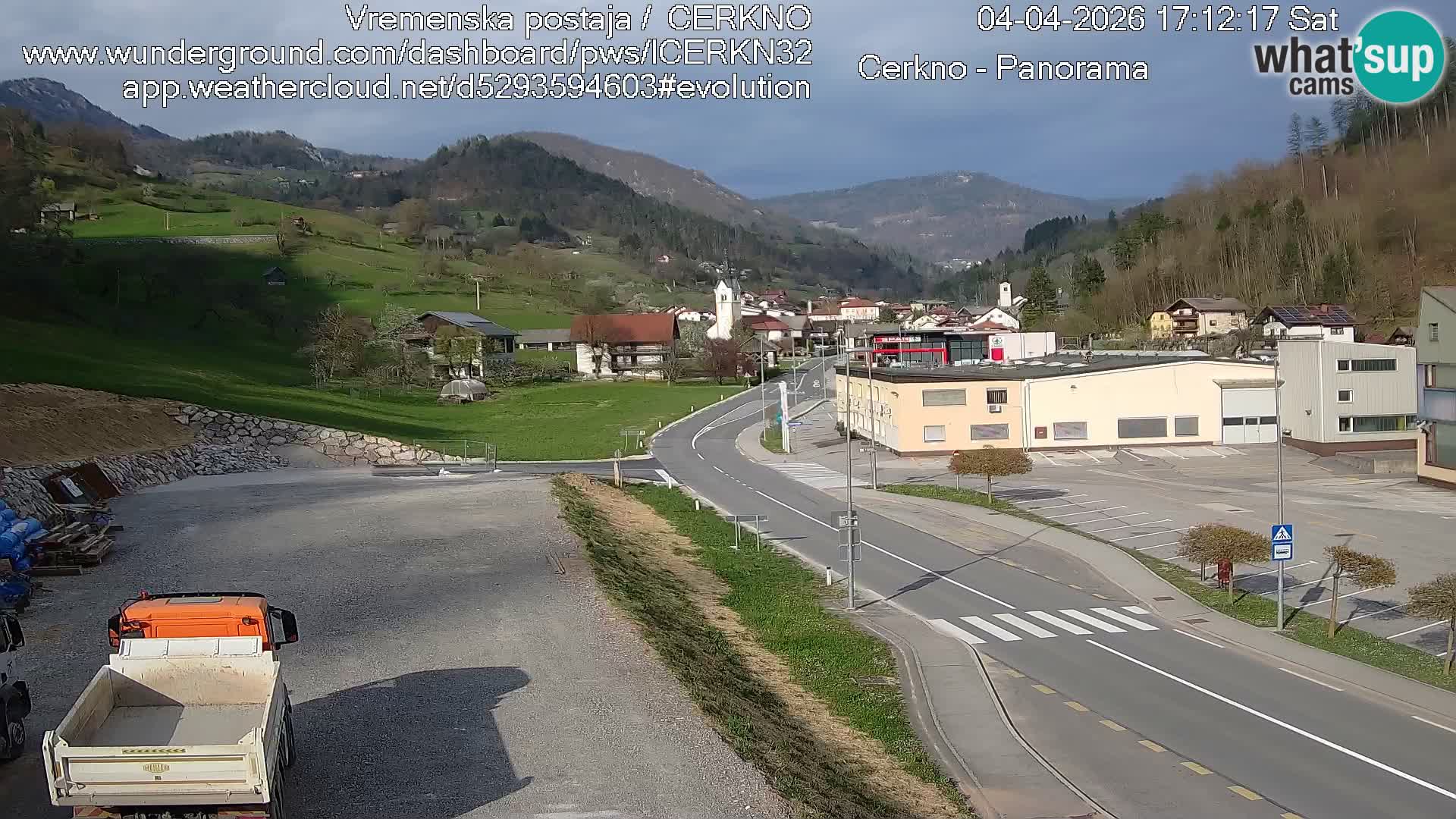 Cerkno Stadteingang Live-Webcam