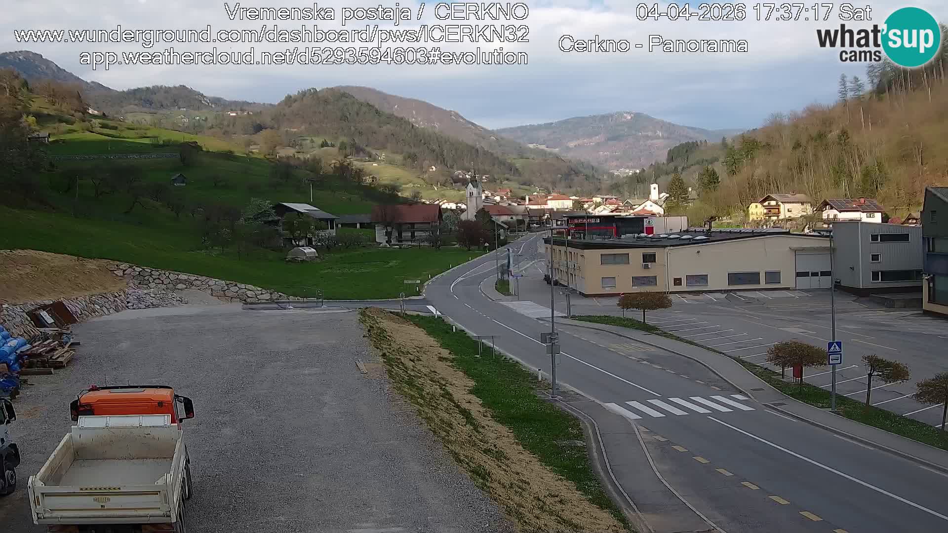Webcam Ingresso Città di Cerkno
