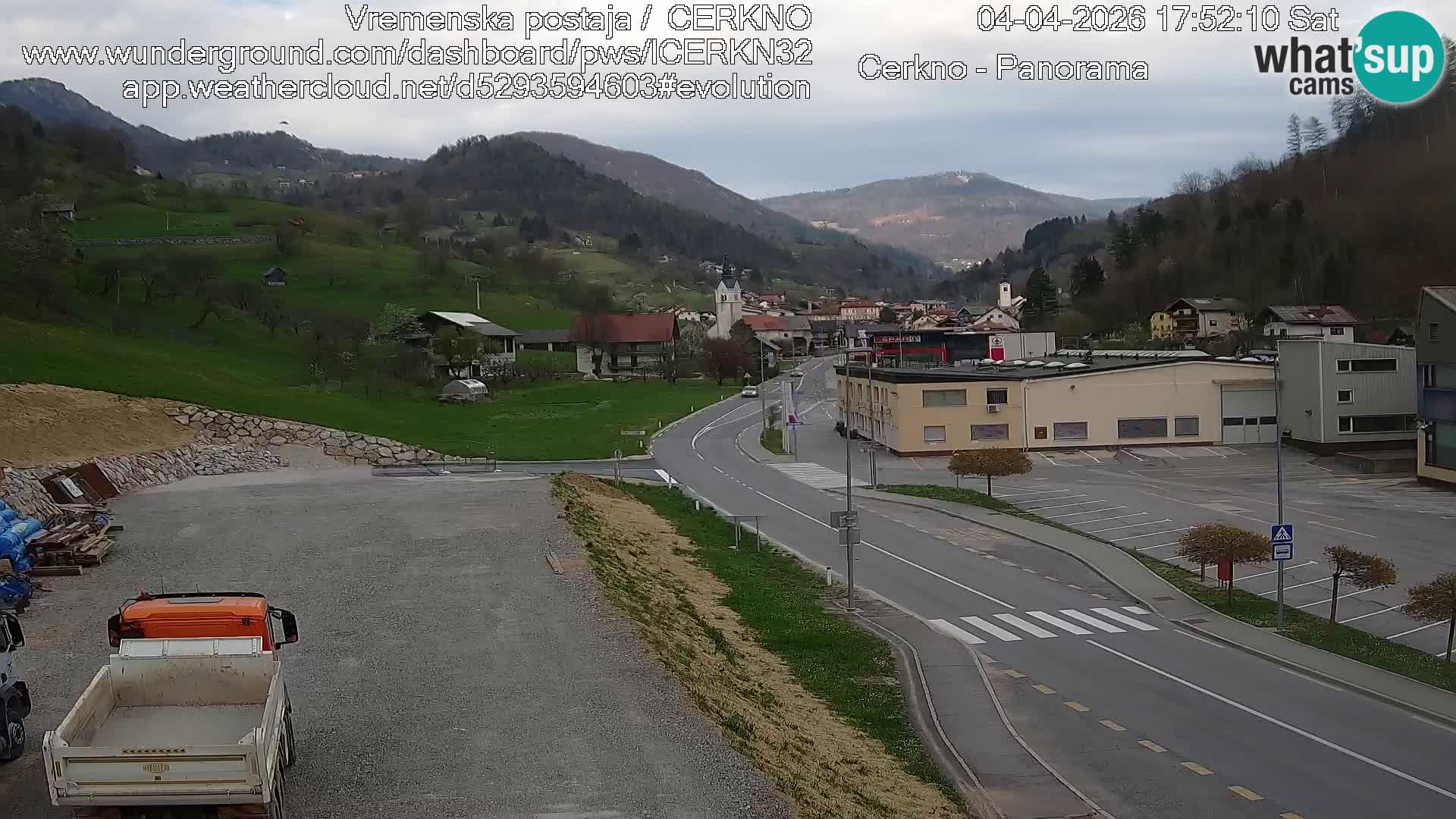 Cerkno ulaz u grad – Kamera uživo