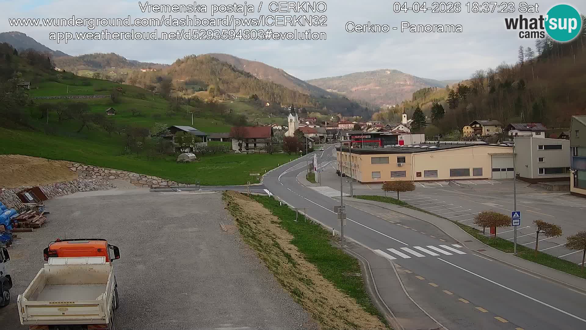 Cerkno Stadteingang Live-Webcam