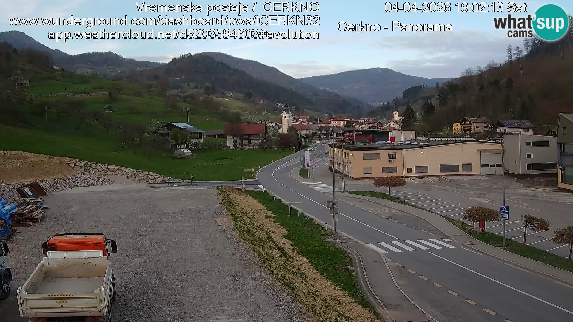 Cerkno Stadteingang Live-Webcam