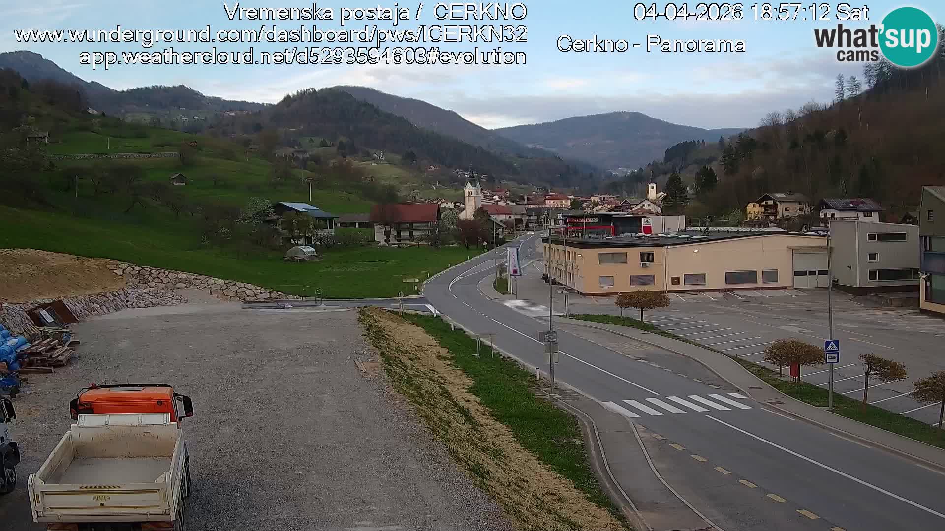 Cerkno ulaz u grad – Kamera uživo