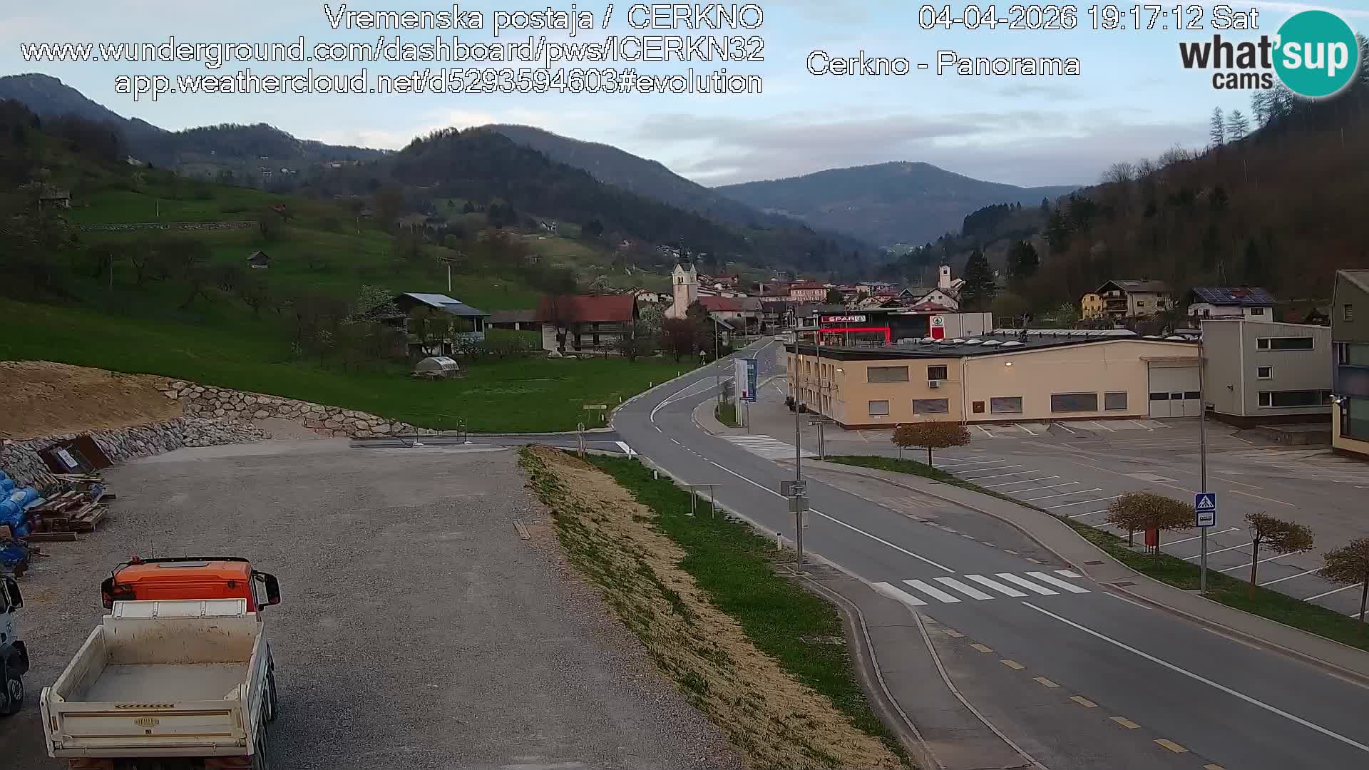 Webcam Ingresso Città di Cerkno