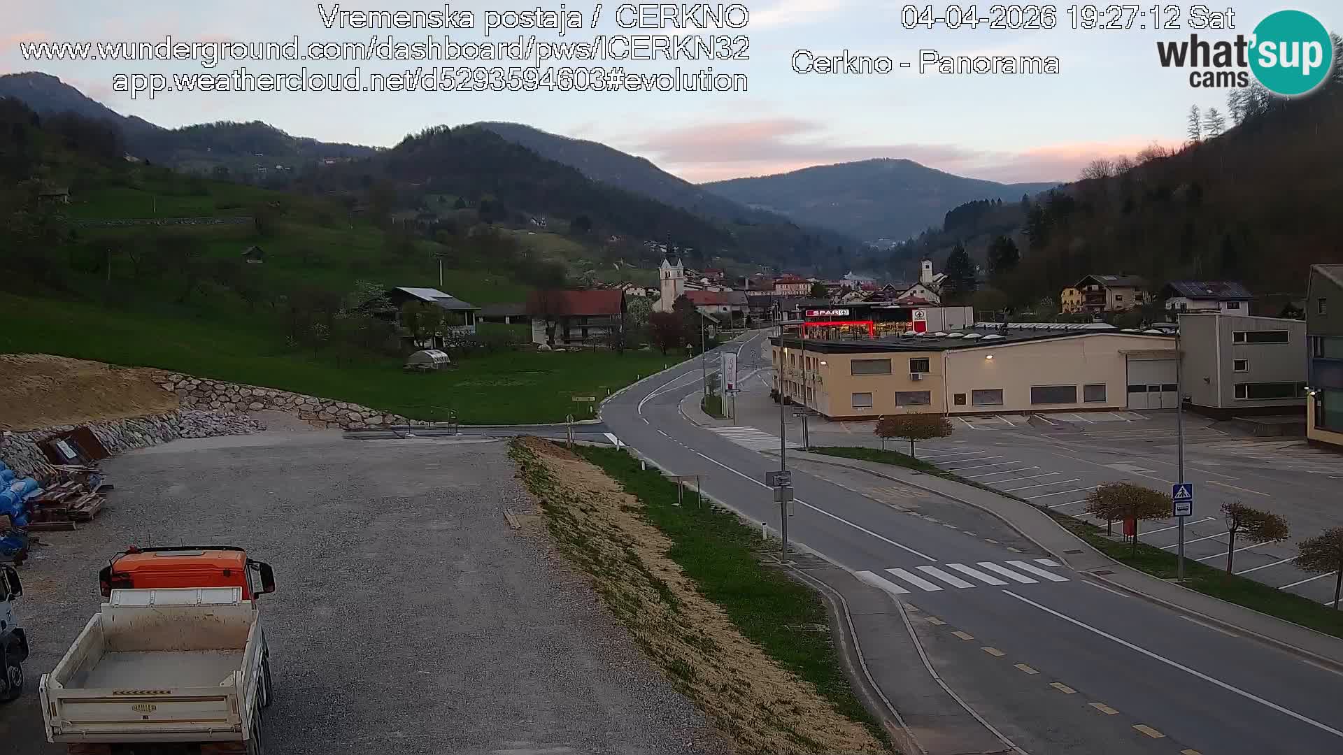 Cerkno Stadteingang Live-Webcam