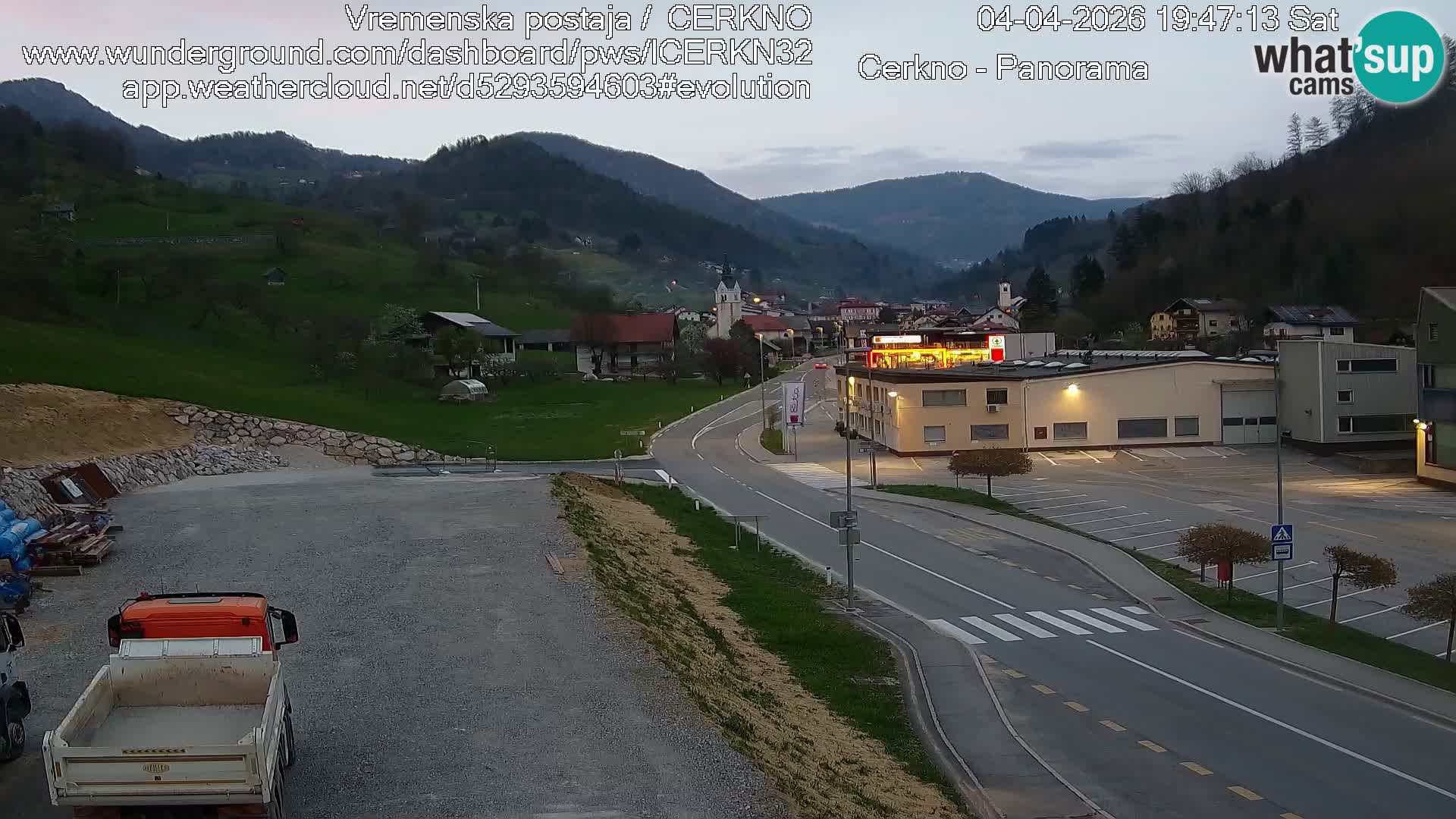 Webcam Ingresso Città di Cerkno