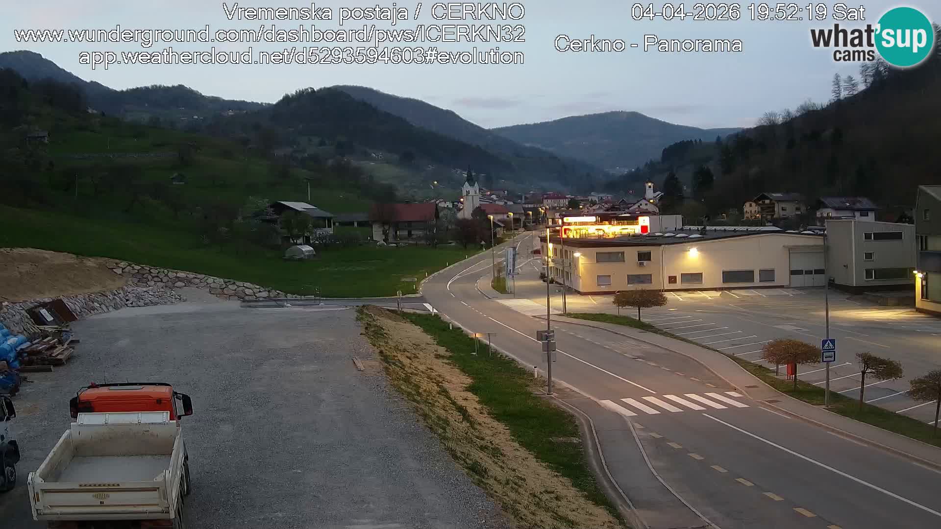 Cerkno Stadteingang Live-Webcam