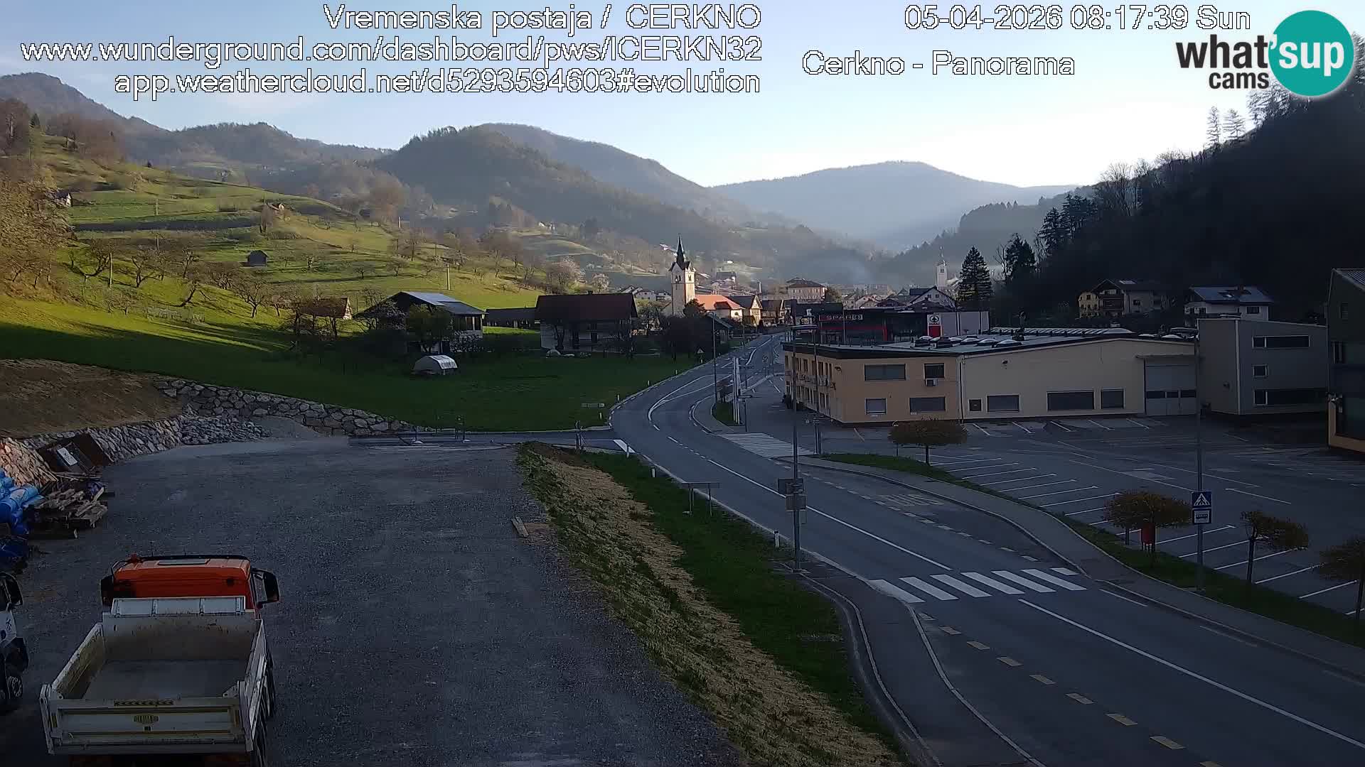 Cerkno Stadteingang Live-Webcam