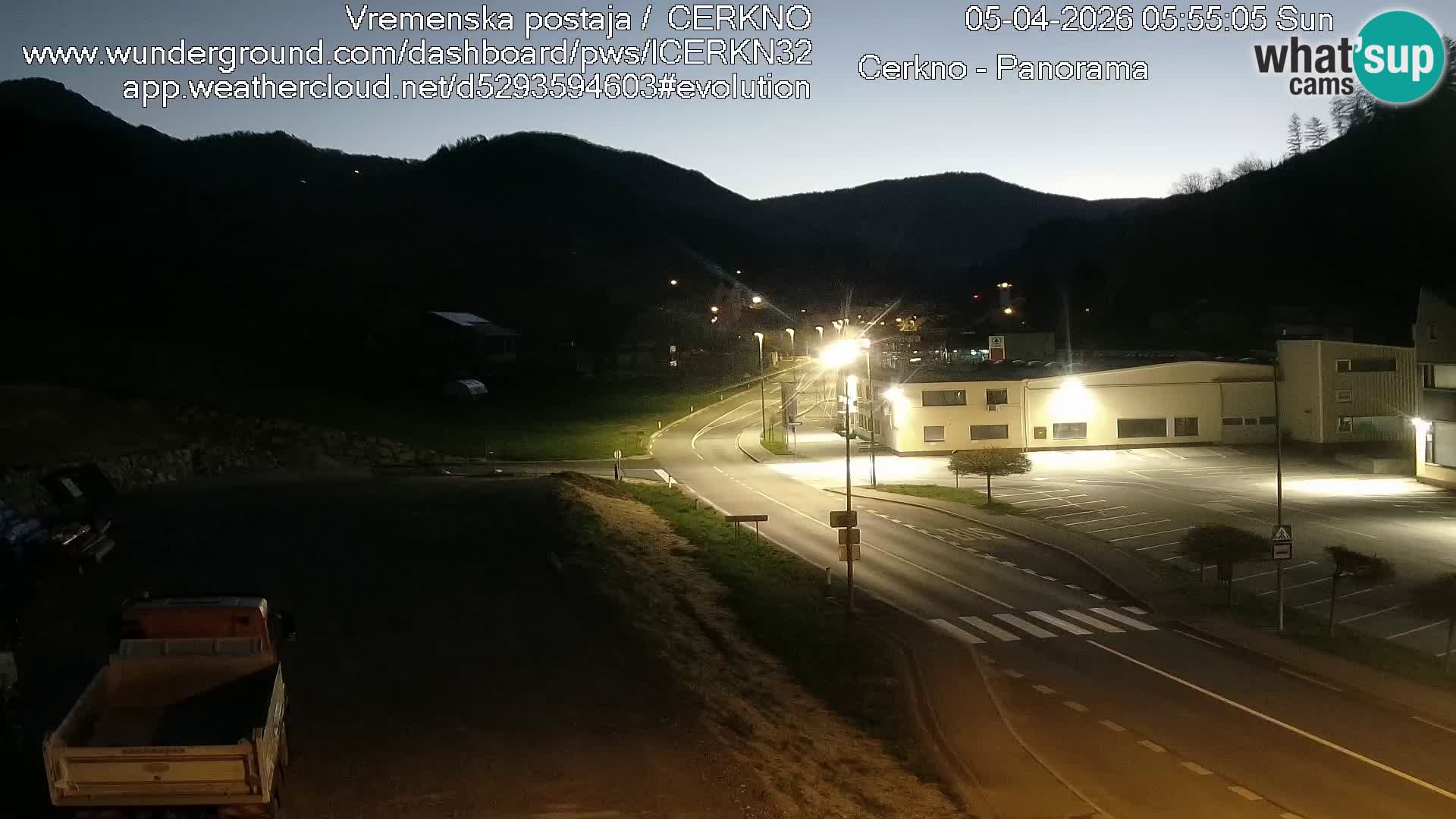 Cerkno ulaz u grad – Kamera uživo