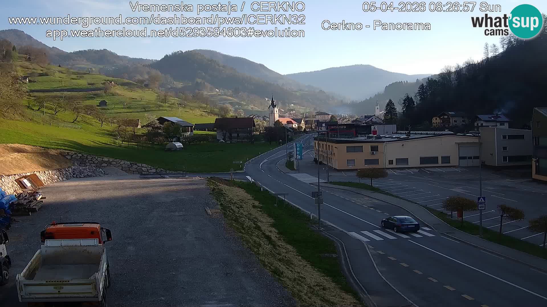 Cerkno ulaz u grad – Kamera uživo