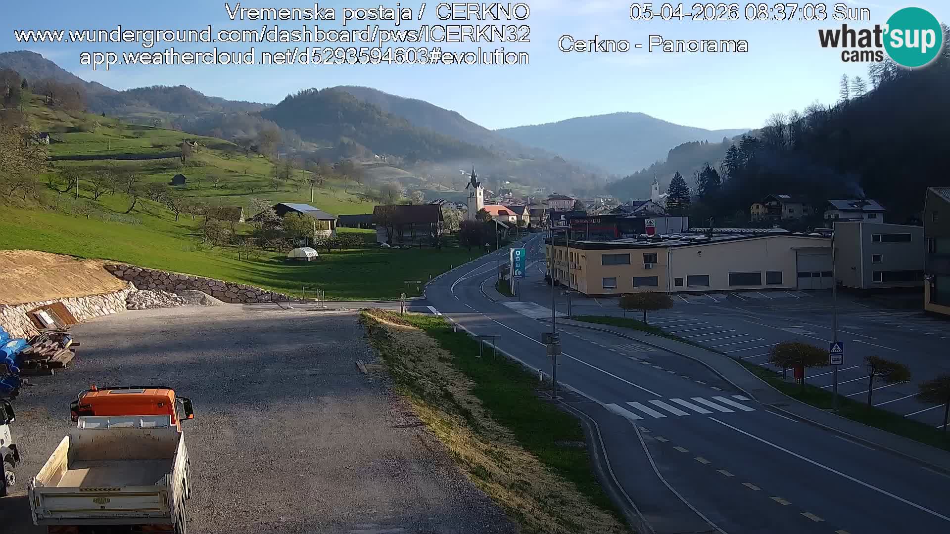 Cerkno ulaz u grad – Kamera uživo