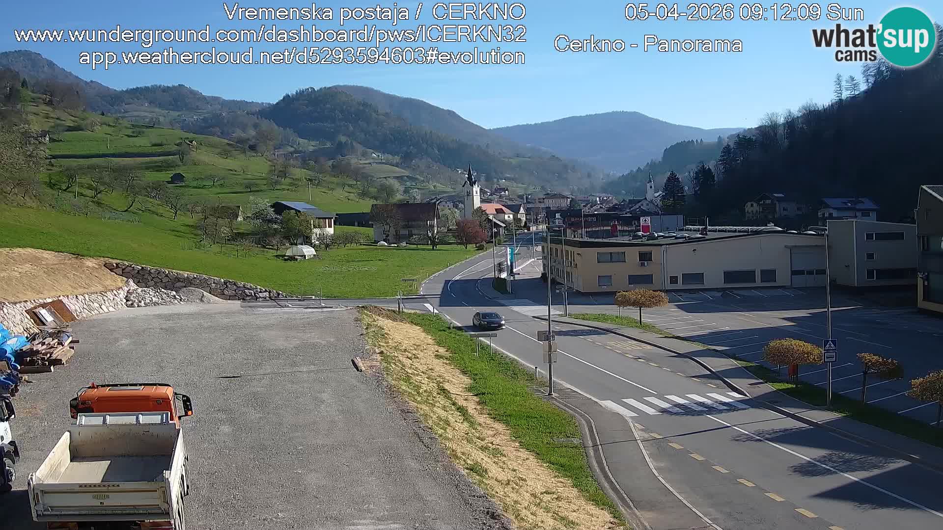 Webcam Ingresso Città di Cerkno