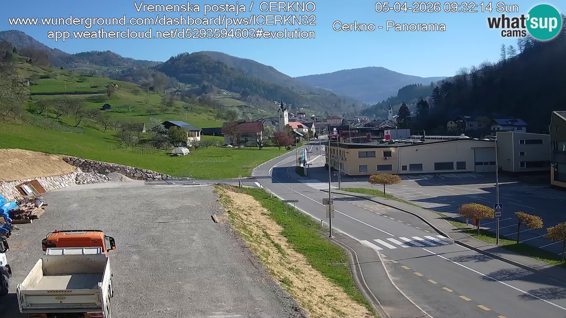Cerkno Stadteingang Live-Webcam
