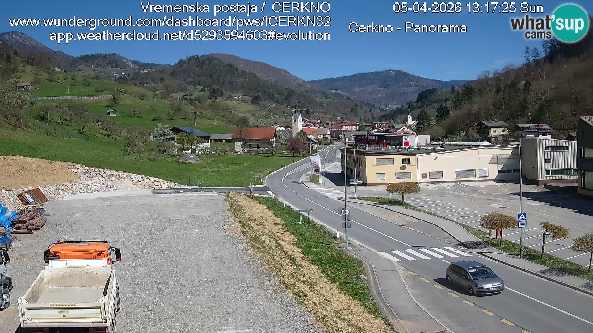 Webcam Ingresso Città di Cerkno