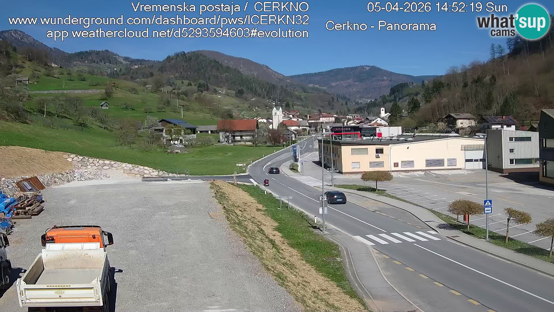 Cerkno ulaz u grad – Kamera uživo