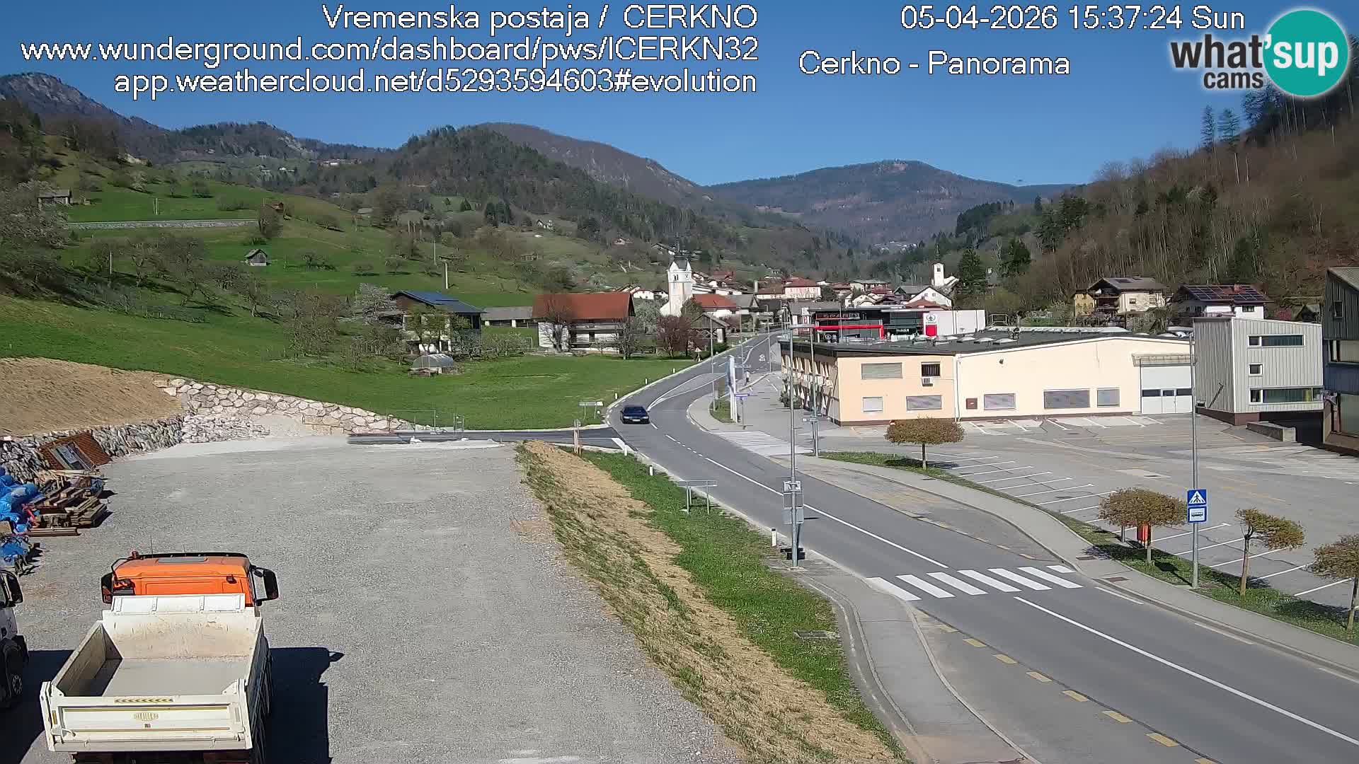 Cerkno Stadteingang Live-Webcam