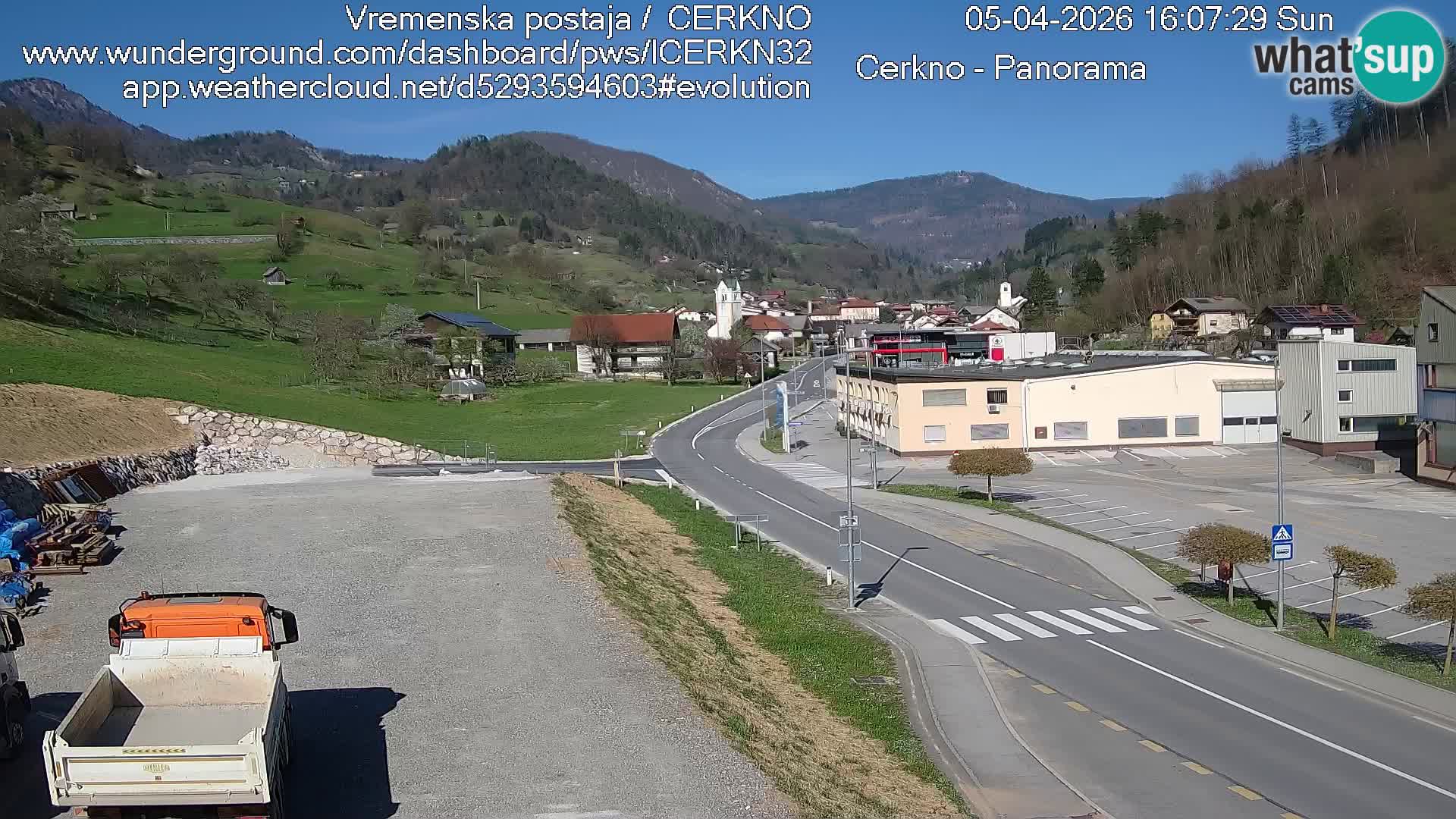 Webcam Ingresso Città di Cerkno