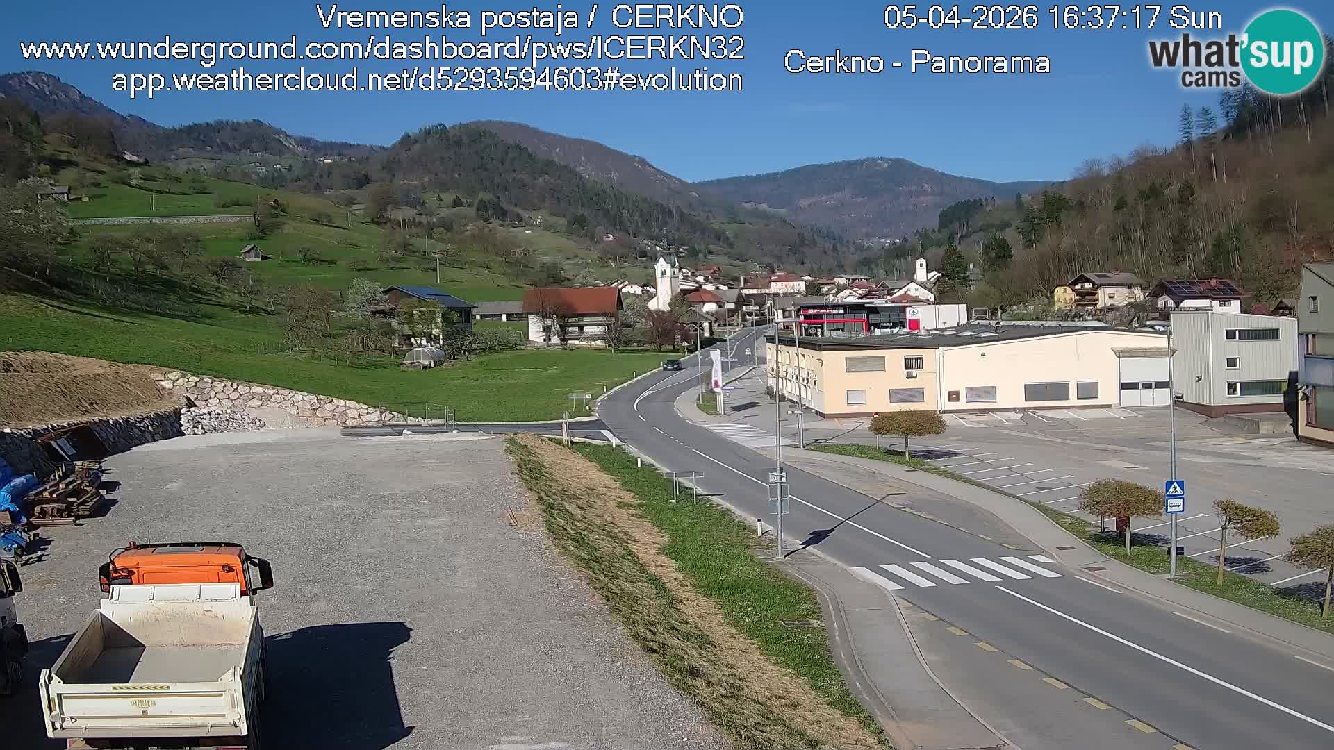 Cerkno Stadteingang Live-Webcam