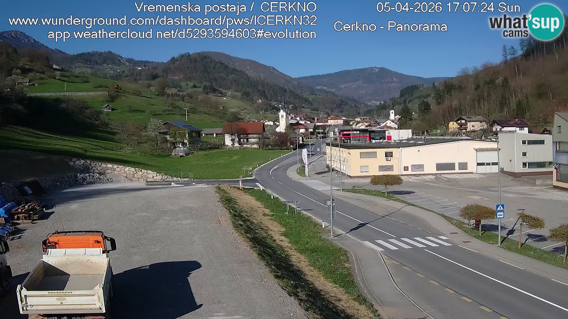 Webcam Ingresso Città di Cerkno