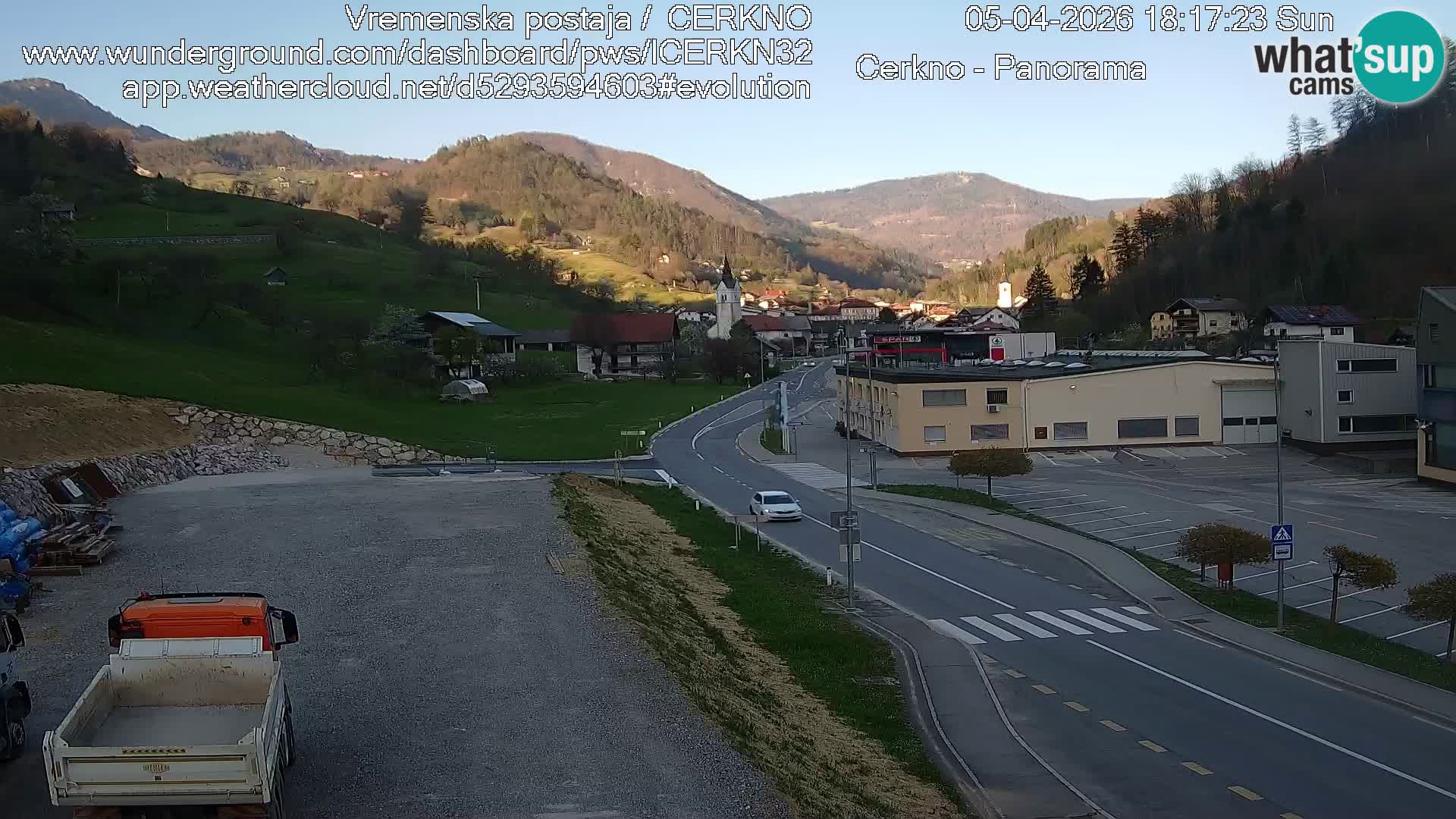 Cerkno Stadteingang Live-Webcam