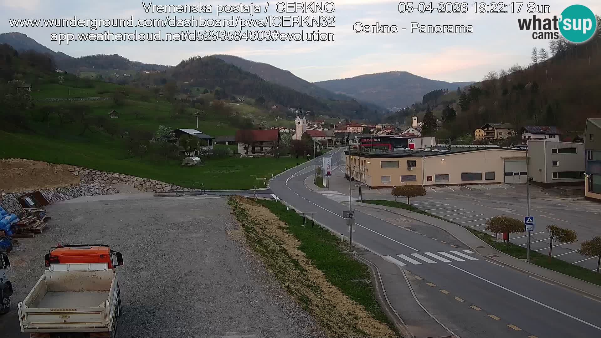 Cerkno Stadteingang Live-Webcam