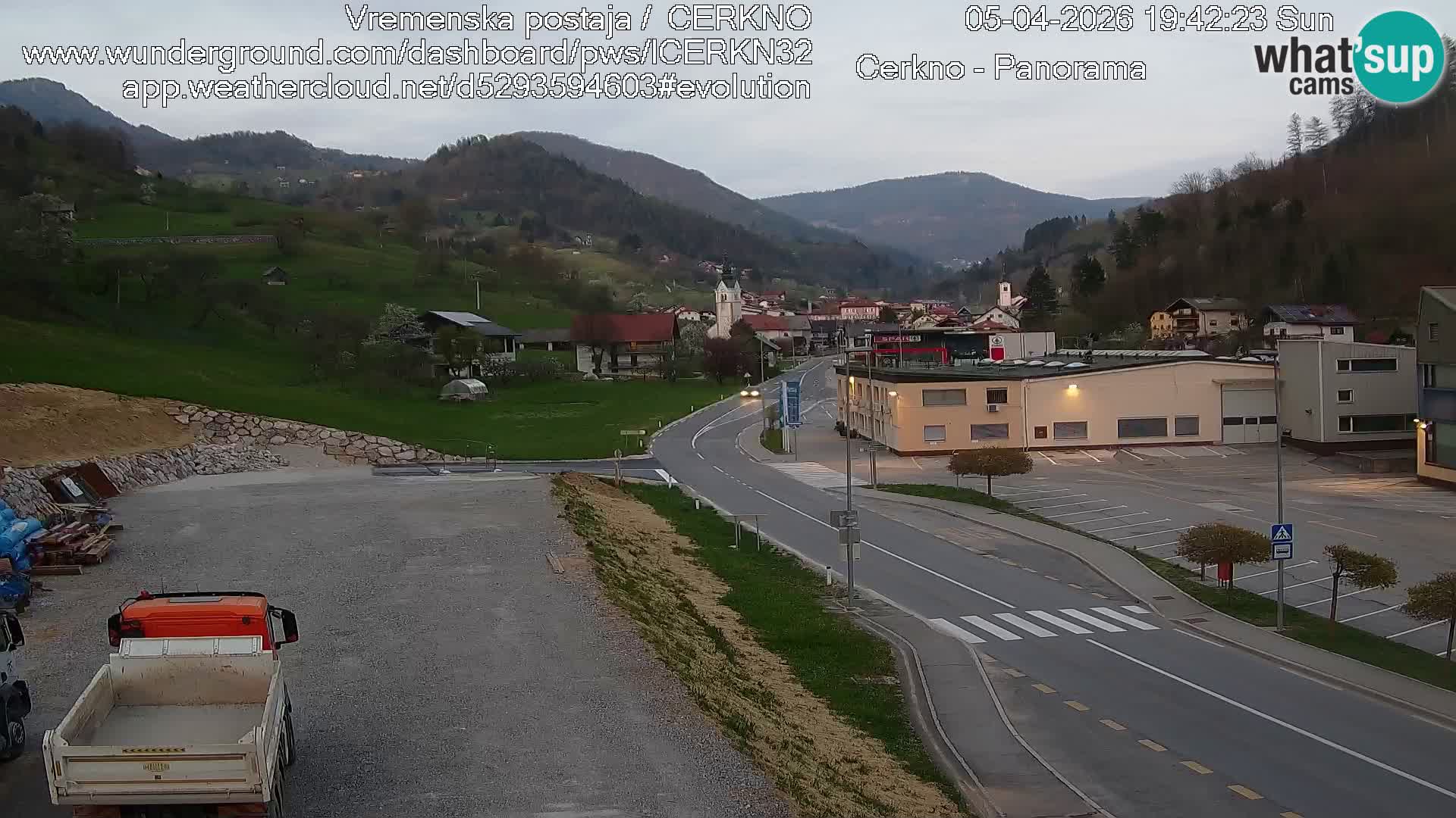 Cerkno Stadteingang Live-Webcam