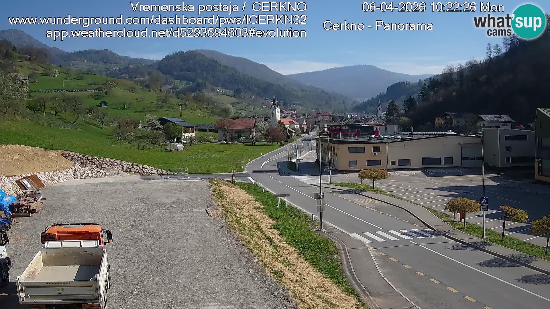 Webcam Ingresso Città di Cerkno