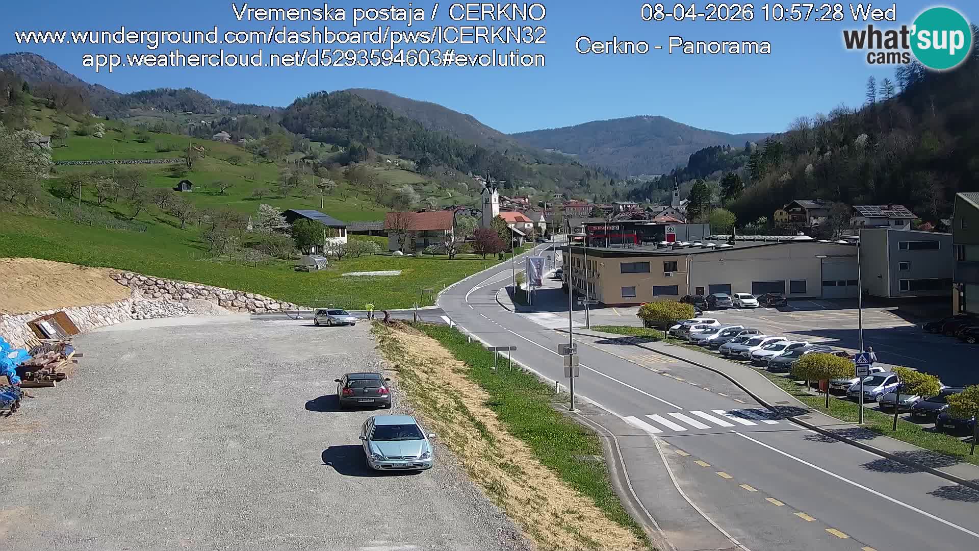 Cerkno Stadteingang Live-Webcam