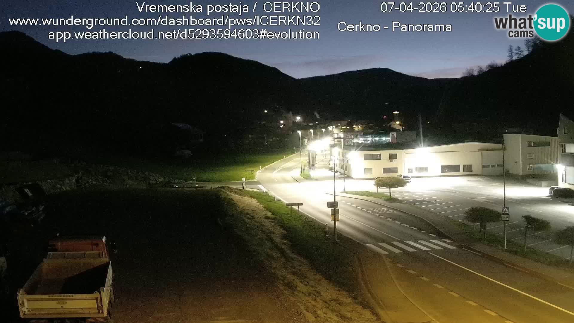 Cerkno ulaz u grad – Kamera uživo