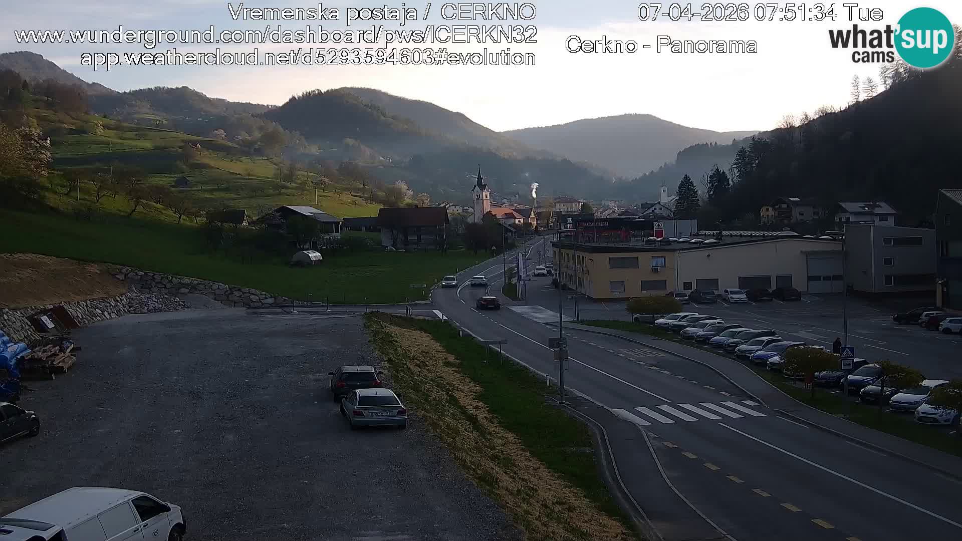 Cerkno Stadteingang Live-Webcam