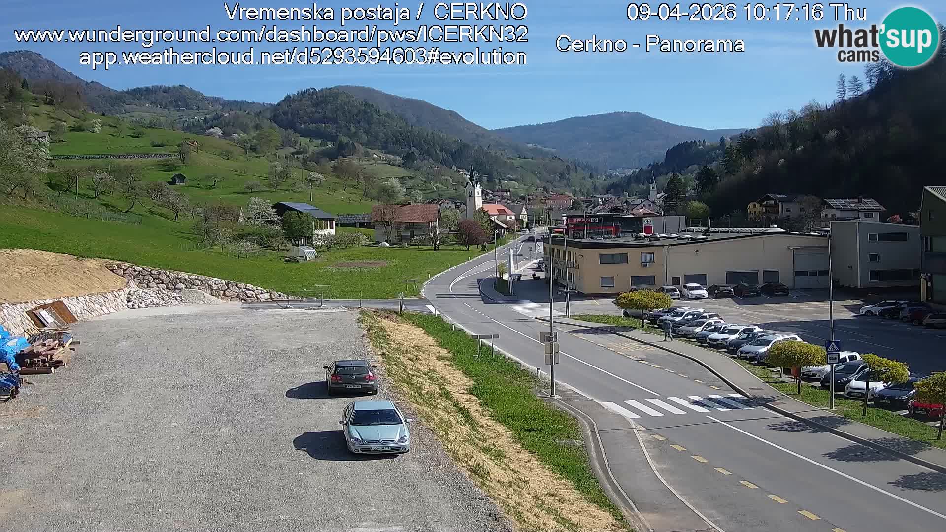 Cerkno ulaz u grad – Kamera uživo