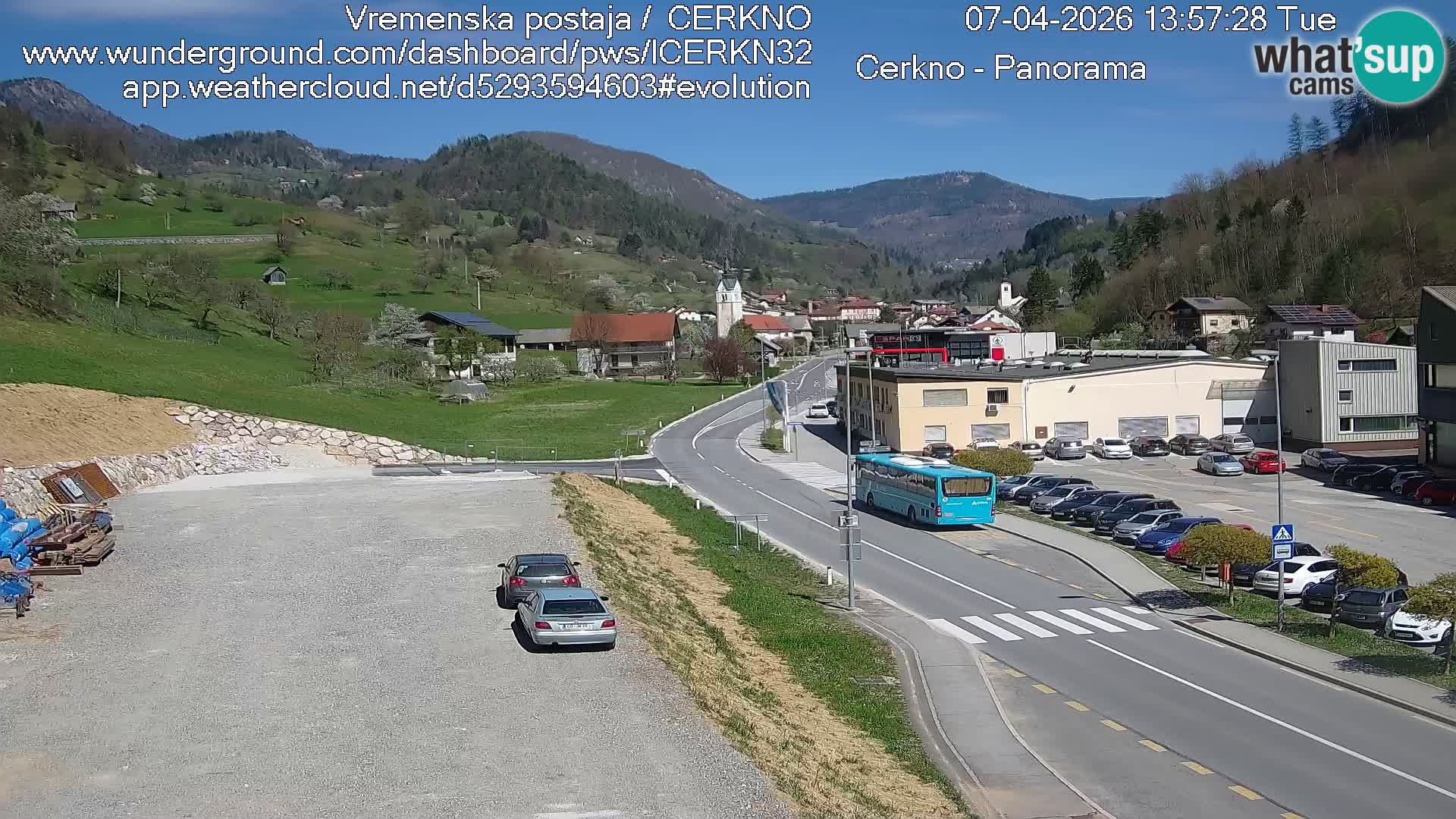 Webcam Ingresso Città di Cerkno
