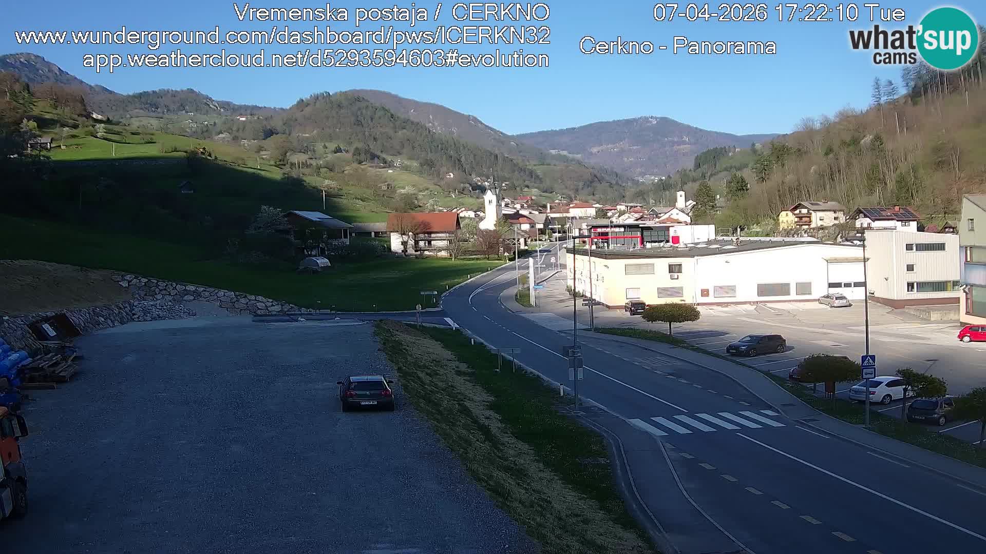 Webcam Ingresso Città di Cerkno