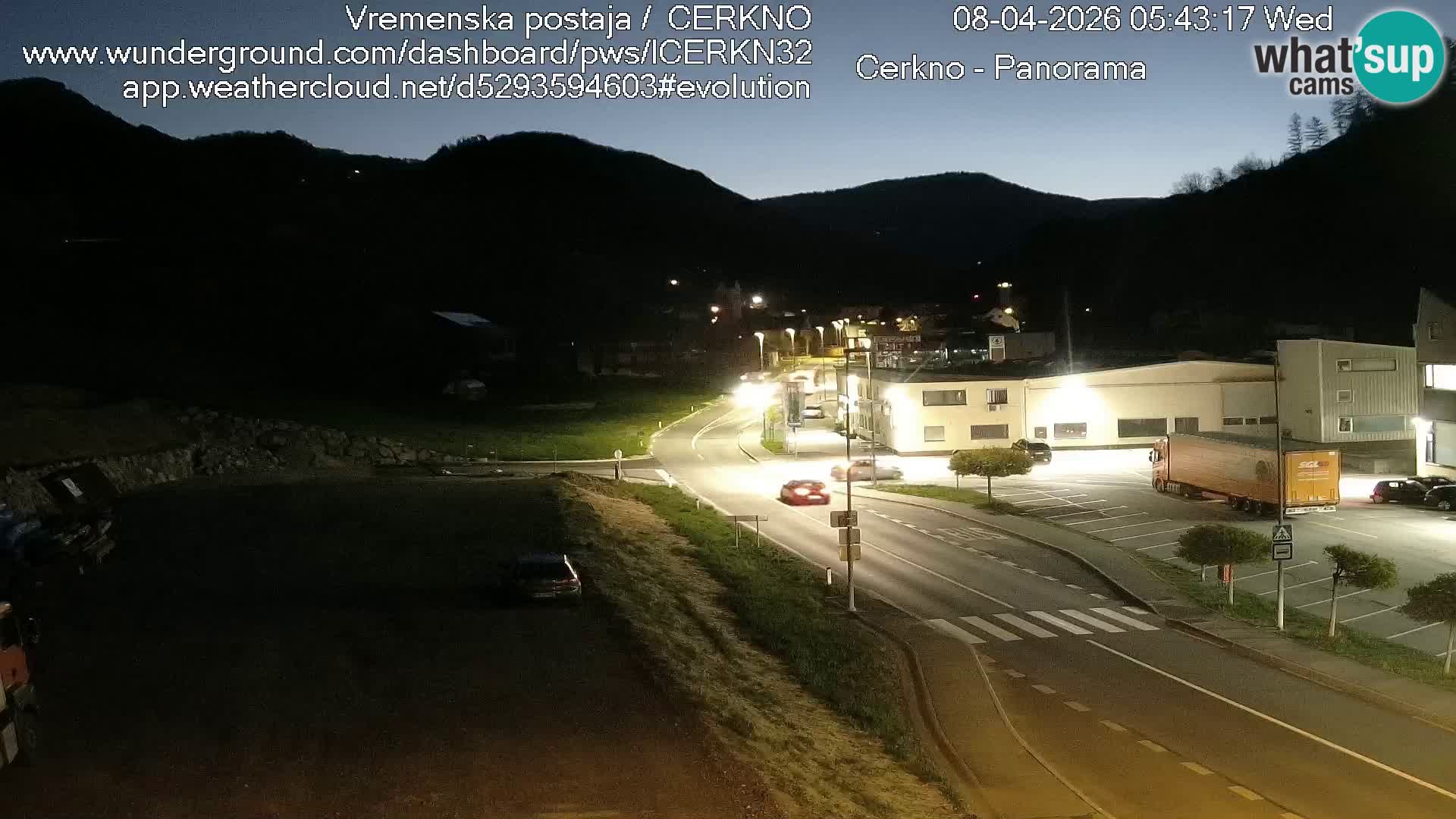 Cerkno ulaz u grad – Kamera uživo