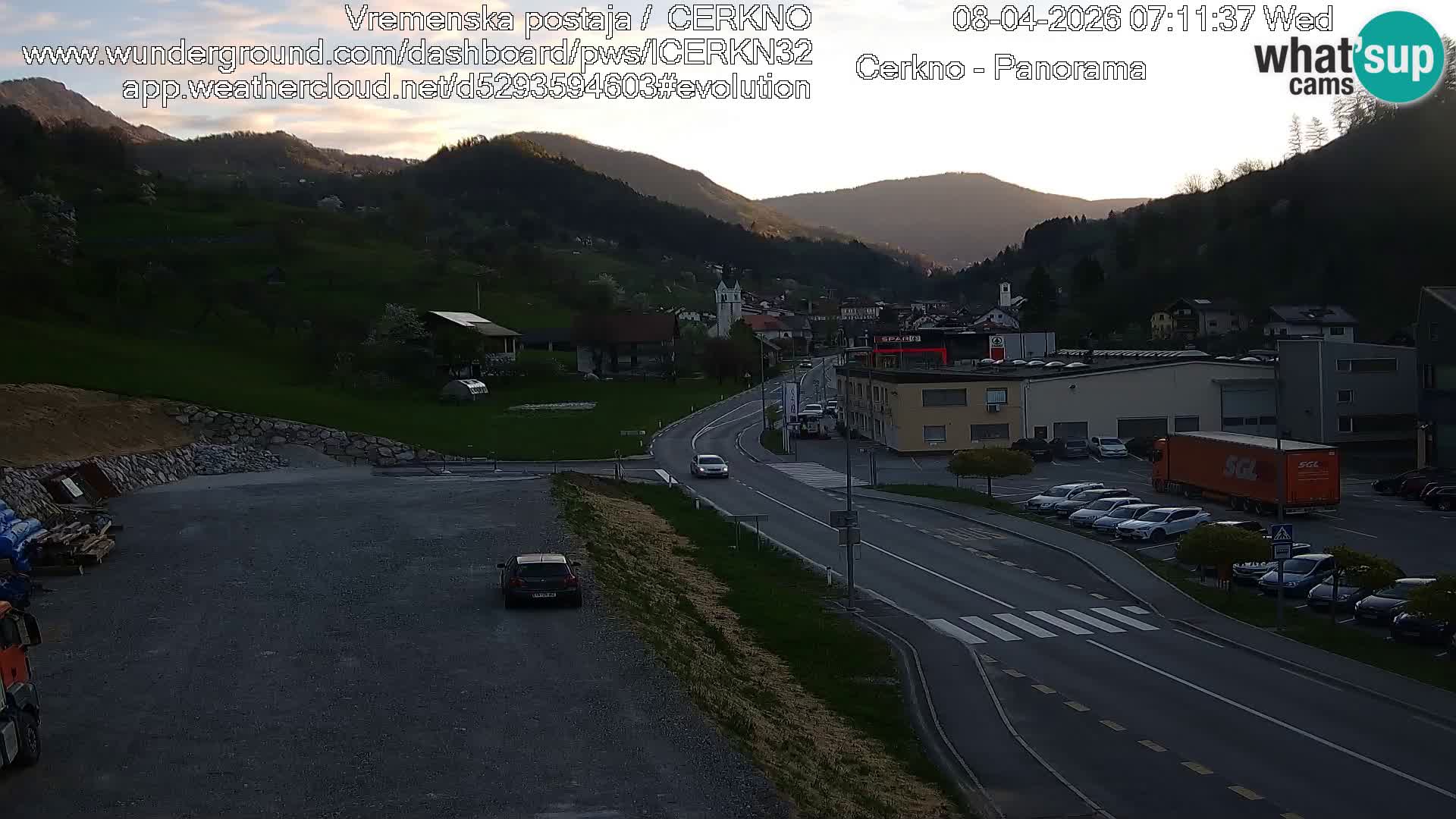 Cerkno Stadteingang Live-Webcam