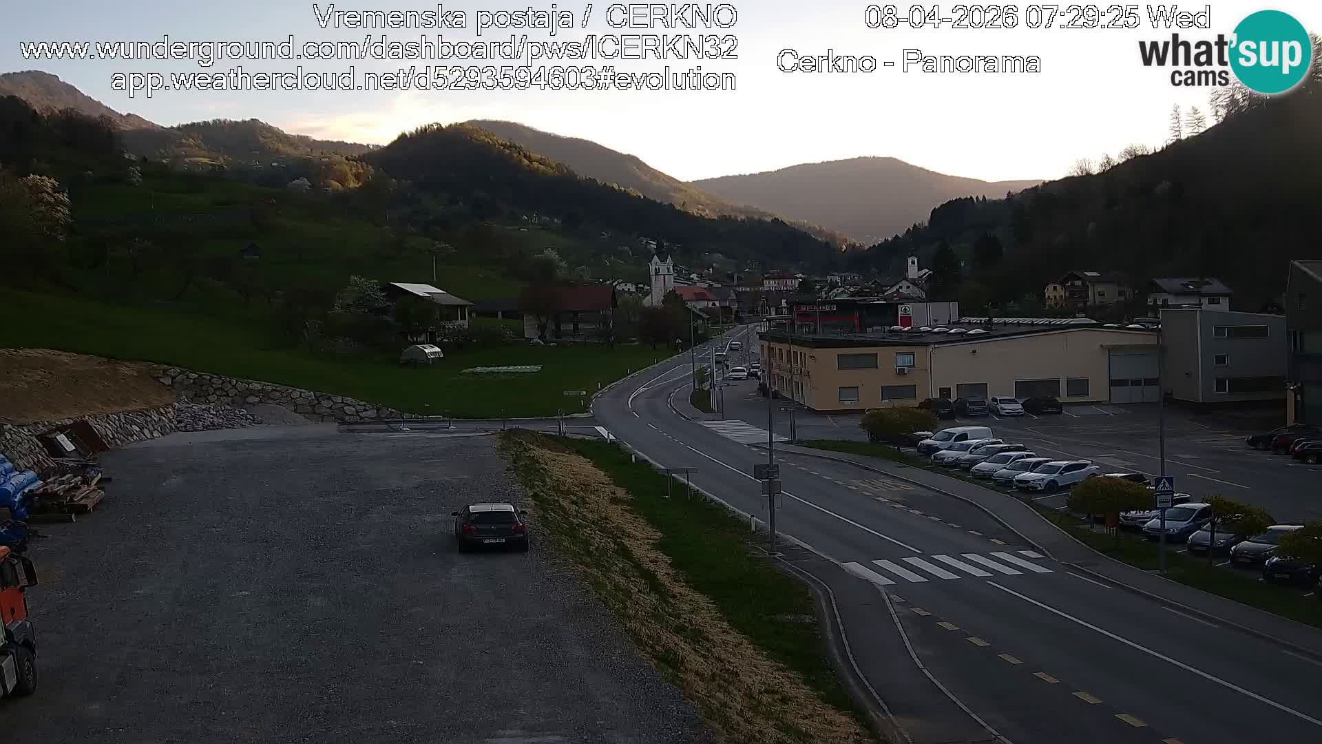 Cerkno ulaz u grad – Kamera uživo