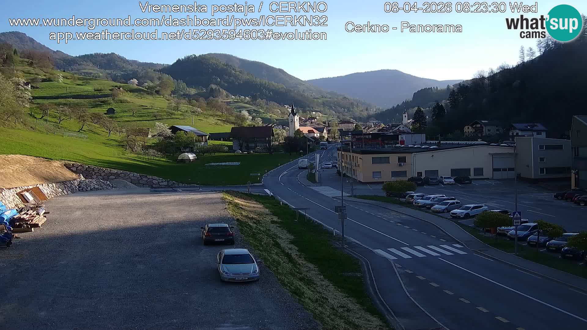 Cerkno ulaz u grad – Kamera uživo