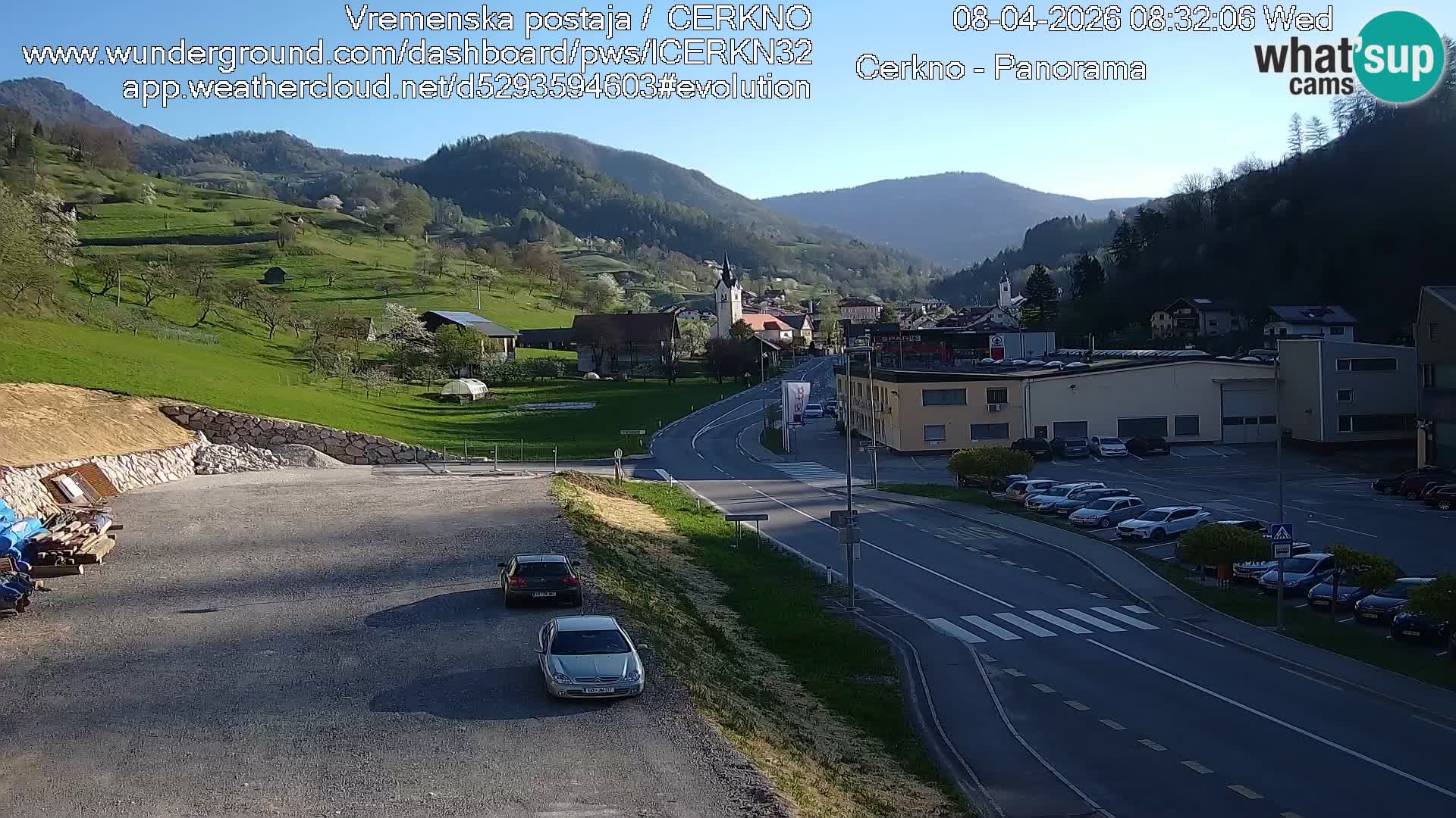 Cerkno Stadteingang Live-Webcam