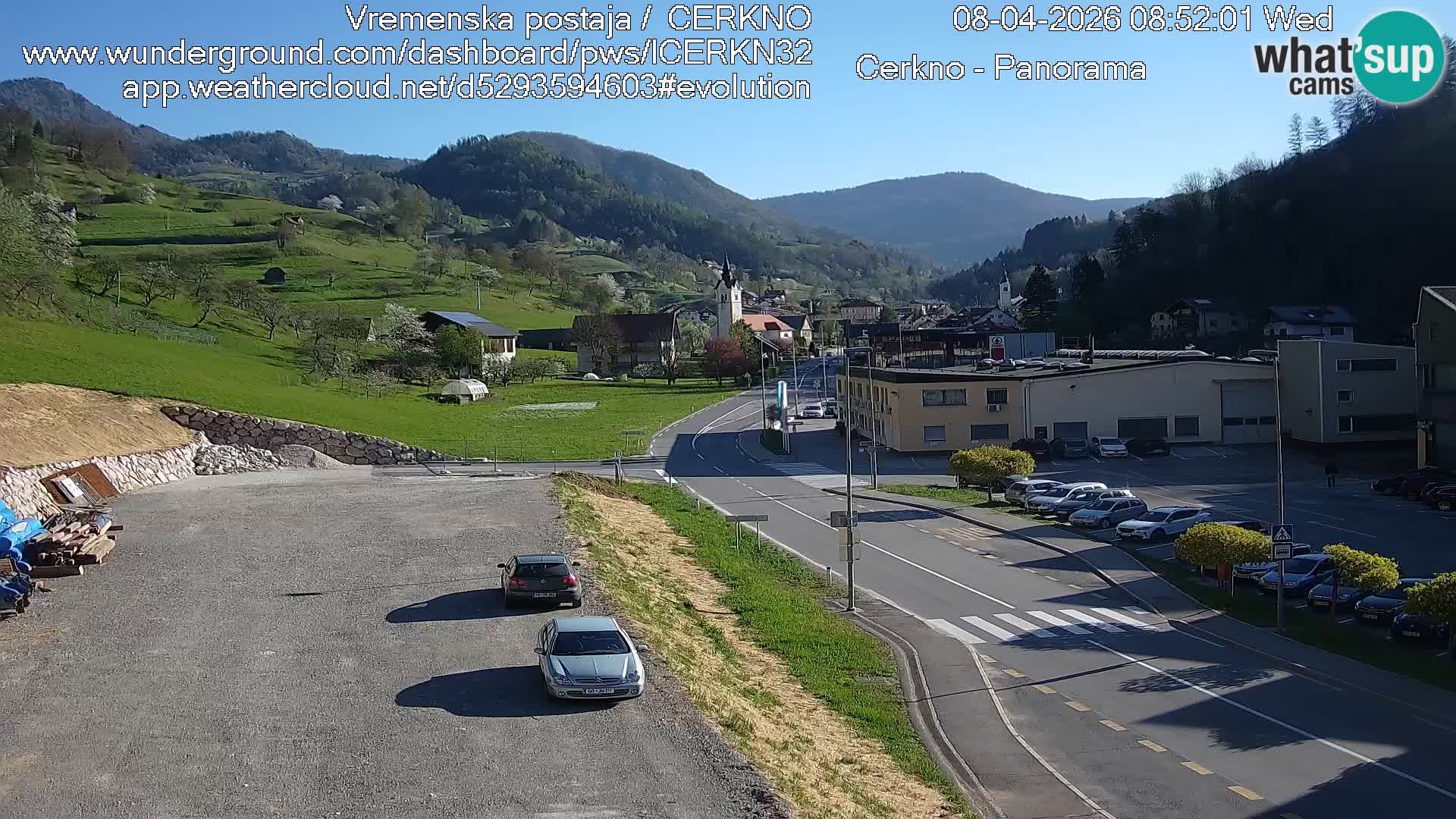 Cerkno ulaz u grad – Kamera uživo