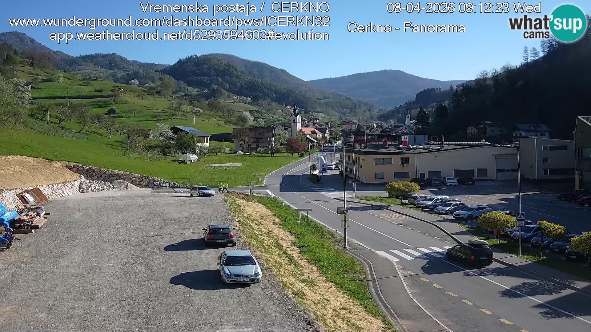 Cerkno Stadteingang Live-Webcam