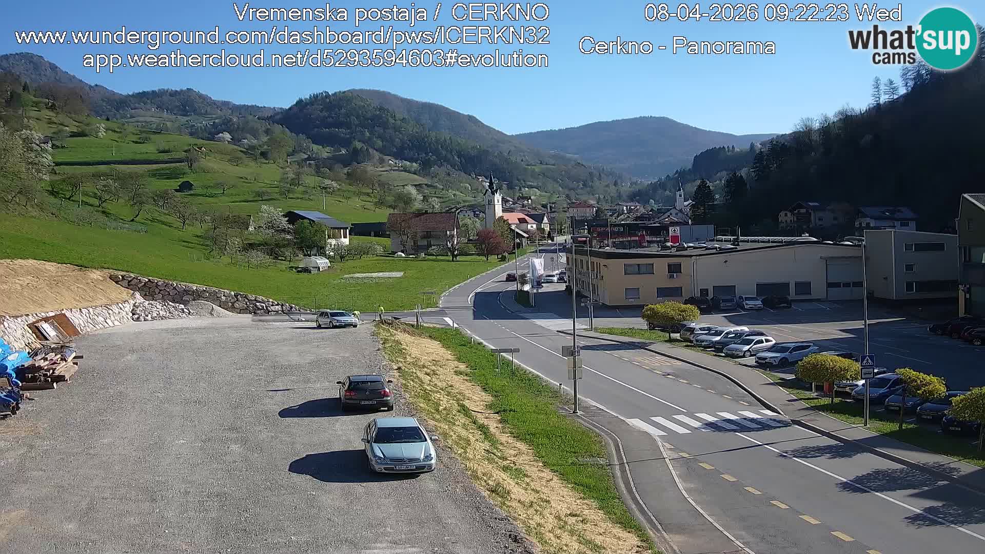 Cerkno ulaz u grad – Kamera uživo