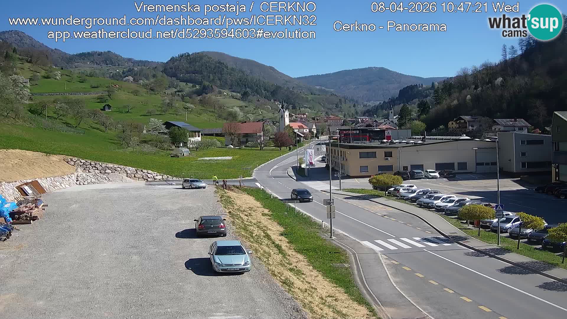 Webcam Ingresso Città di Cerkno