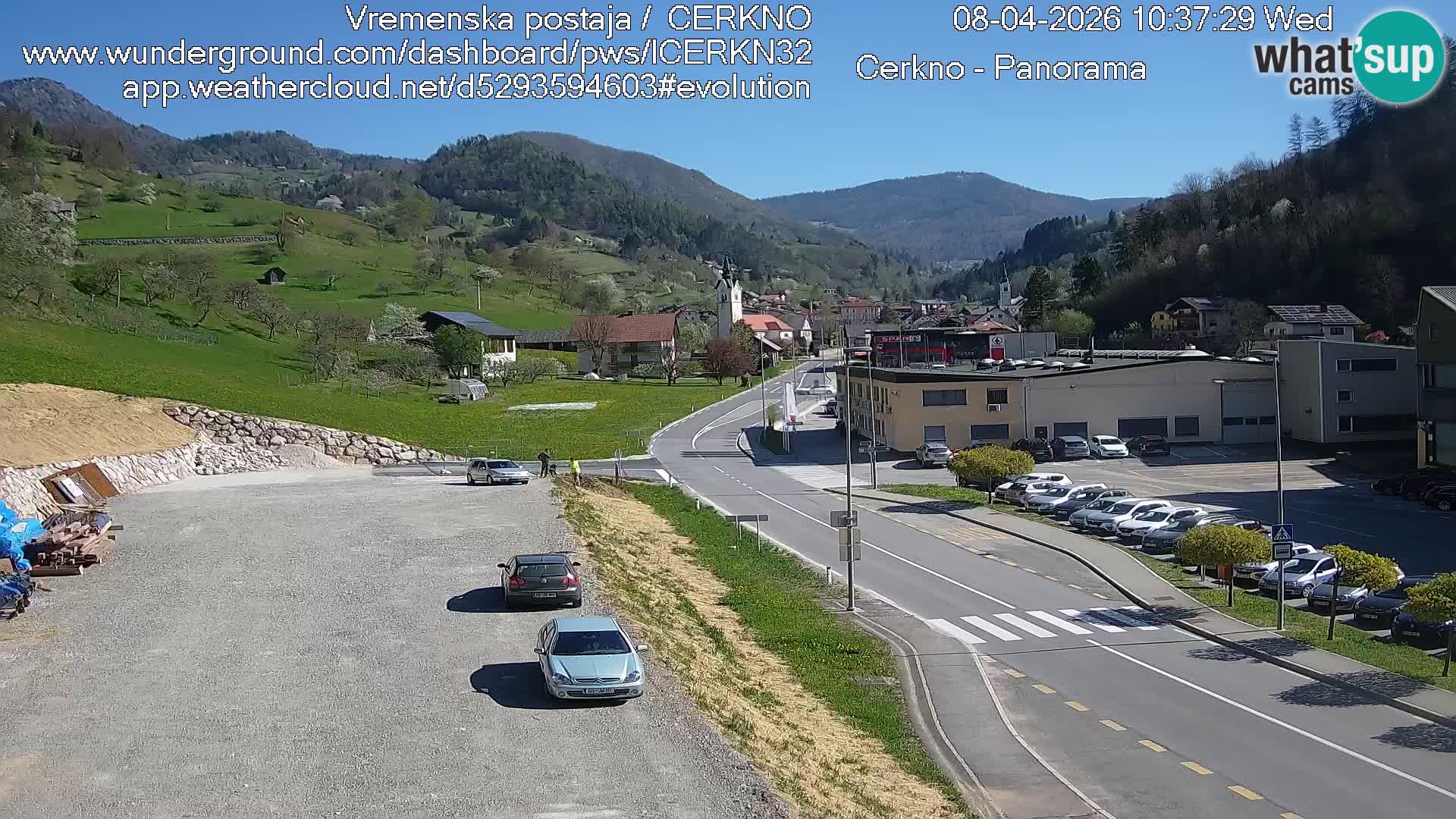 Cerkno Stadteingang Live-Webcam