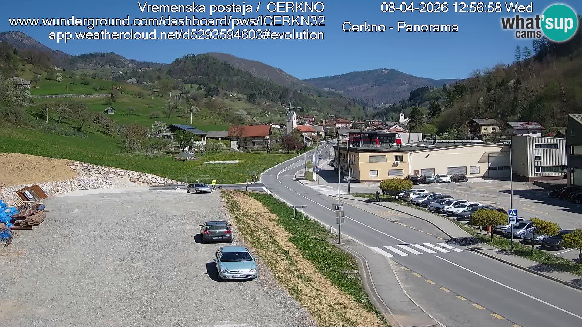 Cerkno Stadteingang Live-Webcam