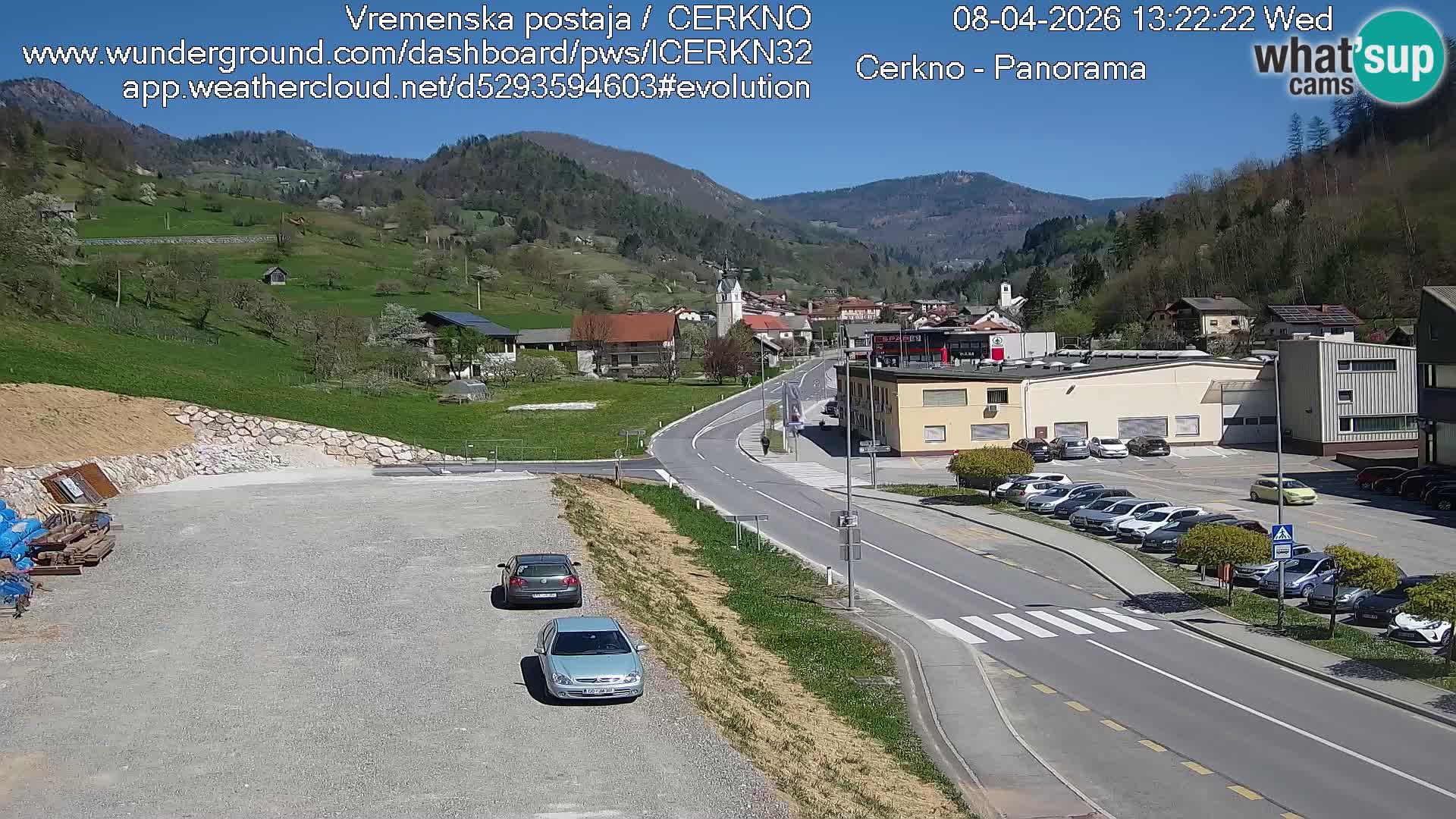Cerkno Stadteingang Live-Webcam