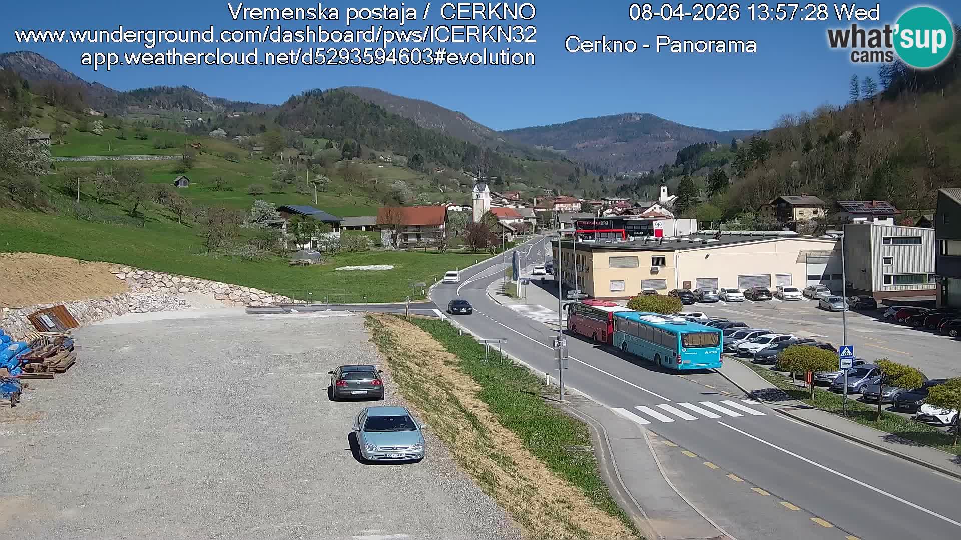 Webcam Ingresso Città di Cerkno